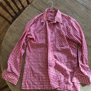 Cow-boy Checkered Dress Shirt. Large.